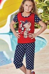 Kız Çocuk Puantiyeli Alt Üst Takım - 1