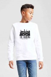 The Haunting of Hill House Mug Baskılı Unisex Çocuk Beyaz Sweatshirt - 1