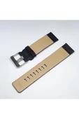 Diesel Uyumlu Siyah Hakiki Deri Saat Kordonu Toka Ölçü 22mm thumbnail 2