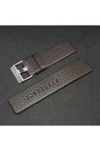 Diesel Uyumlu Kahverengi Hakiki Deri Saat Kordonu Toka Ölçü 26mm thumbnail 1