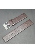 22mm Diesel Uyumlu Kahverengi Hakiki Deri Saat Kordonu Toka Ölçü 22mm thumbnail 1