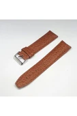 Açık Kahverengi Rolax Bombeli Saat Kordonu 22mm thumbnail 1