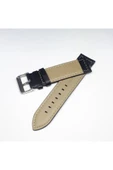 22mm Taba Açık Kahverengi Croco Deri Saat Kayışı Kordonu 22x22 - 2