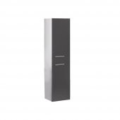 Denko Terra 35 cm MDF Antrasit Gri Banyo Boy Dolabı - 1