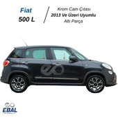 Fiat 500L Krom Cam Çıtası 6 Parça 2013 ve Sonrası Paslanmaz Çelik thumbnail 2
