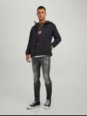 JACK JONES Erkek Softshell Kapüşonlu Su Geçirmez Mont 12215377 - 3