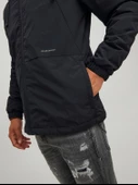 JACK JONES Erkek Softshell Kapüşonlu Su Geçirmez Mont 12215377 - 4