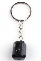 Karlı Obsidyen Doğal Taş Kolye - 1