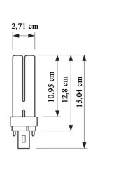 Philips 18W/840 2P PLC Ampul 4000K Günışığı ( 10 Adet ) 15,04 cm Spot Lamba - 2