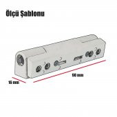 Pvc Pimapen Pencere Menteşesi 90 mm Sac Destekli Beyaz Menteşe (5 ADET) - 3
