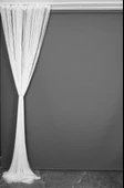 İP PERDE İNCE ZİNCİR BEYAZ RENK 300 x 280 CM thumbnail 9