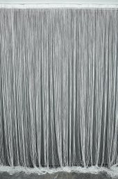 İP PERDE İNCE ZİNCİR KIRIK BEYAZ RENK 300 x 280 CM - 3