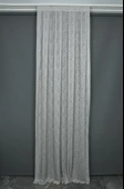 MİKRO MODEL GRİ RENK TEK KANAT Pileli Fon Perde 75*260 cm thumbnail 1