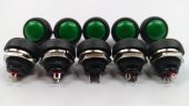 "184" 12 mm Yeşil Push Buton - 10 Adet - 1