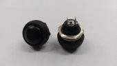 "184" 12 mm Siyah Push Buton - 10 Adet - 2