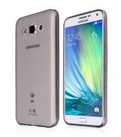 Samsung Galaxy A7 2015 Kılıf A700 İnce Silikon Kılıf + Cam - 3