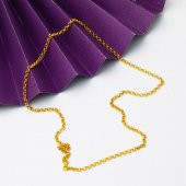 Doc Halka 14 Ayar Altın Zincir - 55 cm thumbnail 6