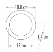 2 ADET CATA CT 5148  Led Spot 15W 3200K Gün Işığı thumbnail 2