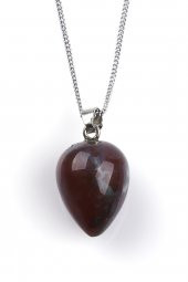 Hint Akik Doğal Taş Damla Model Kolye thumbnail 1