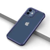 Apple iPhone 11 Kılıf Zore Roll Kenarları Renkli Şeffaf Kılıf thumbnail 5