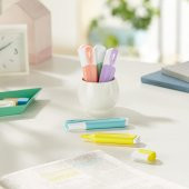 Maped Pastel Renkli Fosforlu Kalem Seti Kesik Uçlu Pastel Fosforlu Kalem Seti - 5