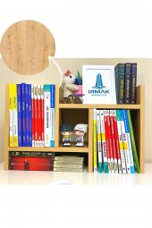 Tidy Ayarlanabilir Kitaplık Masa Üstü Kitaplık Tezgah Üstü Düzenleyici Organizatör Dolap - 3