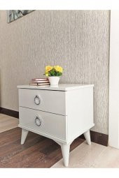 Evimse Viola Consept Komidin / Şifonyer 2 Çekmece Gümüş - 2