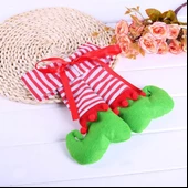 Yılbaşı Yeniyıl Dekorasyonu Elf Ayakları Şömine Süslemeleri Yılbaşı Dekorasyonu Süsleri - 2