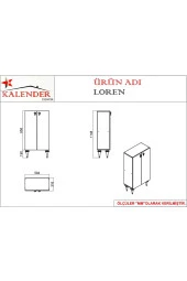 Kalender Dekor Loren Ayakkabılık Lrn02 - 3