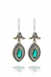Midyat Serisi Açık Akua Renkli Taşlı Otantik Gümüş Üçlü Kadın Seti thumbnail 5