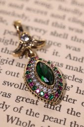 Midyat Serisi Açık Renkli Akuamarin Taşlı Gümüş Otantik Kadın Kolye thumbnail 3