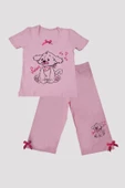 Kız Çocuk Baskılı Pijama Takımı - 4