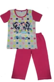 Kız Çocuk Kısa Kollu Pijama Takımı - 2