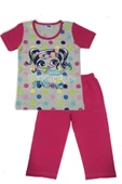 Kız Çocuk Kısa Kollu Pijama Takımı - 6