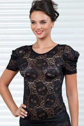 Kadın Tüllü Yarım Kol Atlet B364 - 1