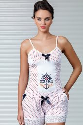 Şahinler Puantiyeli Şortlu Takım B404 thumbnail 1