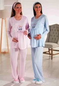 Estiva Micro Viscon Lohusa Pijama Takımı 17374 - 2