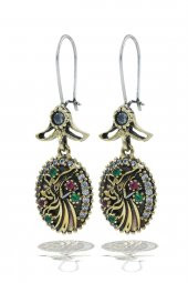 Semazen Serisi Gümüş Otantik Kadın Küpe thumbnail 1