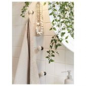Huş 2 Li Banyo Duvar Askısı MeridyenDukkan Siyah Renk Huş Banyo Aksesuar Havlu Askısı - 3