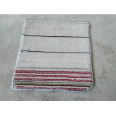 OTO KOLTUK ÜSTÜ KARE HALI ÇİZGİLİ (40x40cm) KOLTUK MİNDERİ, KOLTUK HALISI (KOLTUK KILIFI) - 2