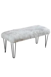 Mobilya Kervanı Peluş Benç thumbnail 2