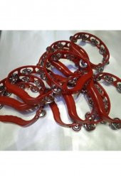 Manisalılar 16 Adet Plastik Kına Tefi Kırmızı - 1