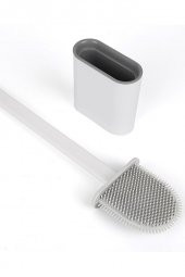 Silikon Banyo Tuvalet Klozet Temizleme Fırçası ve Tutucu - 2