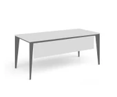 Uzay Ofis Lotus Çalışma Masası - Beyaz-Antrasit thumbnail 1