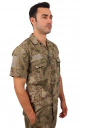 Kısa Kol Kamuflaj Gömlek - 4