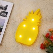 3D Led Işıklı  Ananas Masa Duvar Gece Lambası Ücretsiz Kargo - 2
