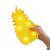 3D Led Işıklı  Ananas Masa Duvar Gece Lambası Ücretsiz Kargo - 7