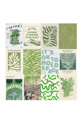 GREENISH PASTELISH INDIE POSTER DUVAR KAĞIDI SETİ - 1