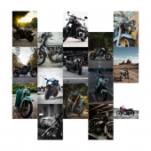 ORORA MOTOSİKLET DUVAR KAĞIDI POSTER SETİ-1-15li - 1