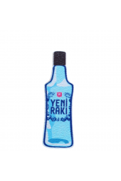 Ororabutik Yeni Rakı Ahşap Broş -Rozet 2-3cm- 6 adet - 1